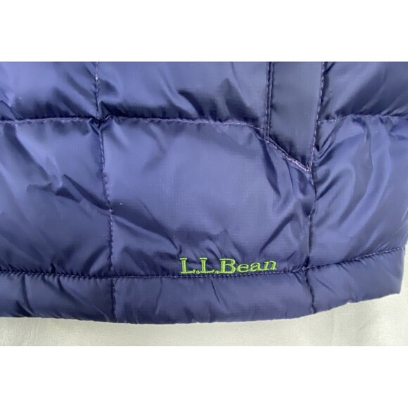 LL BEAN Jacket Youth Boys L 14-16 Goose Down Puffer Full Zip Pockets Ski Outdoor - Picture 10 of 16